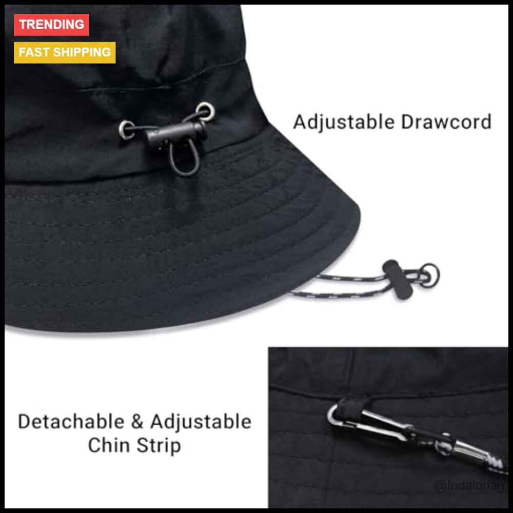 Waterproof Bucket Hat Quick Dry Packable Sun Prot… - image 5
